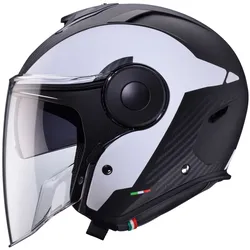 Caberg Soho Milano Jethelm matt-schwarz-weiss - XS (53/54)