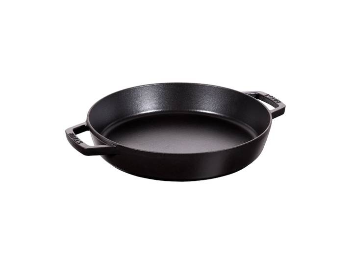 STAUB Staub Paellapfanne Gusseisen 2 Griffe Ø34 cm Schwarz