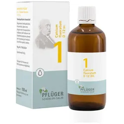 Biochemie Pflüger Schüßler-Salz Nr. 1 Calcium fluoratum D12 100 ml