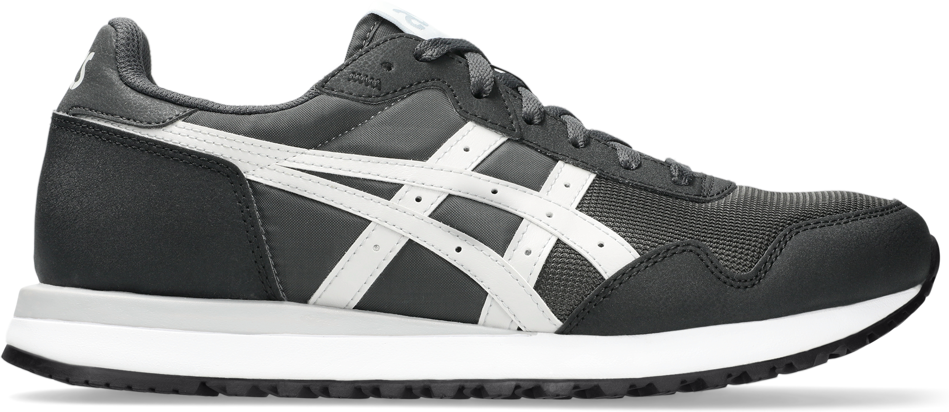 Sneaker ASICS SPORTSTYLE "TIGER RUNNER II", Damen, Gr. 46, grau (graphite grau, cloud grau), Synthetik, Schuhe Sneaker graphite grau, cloud grau 46