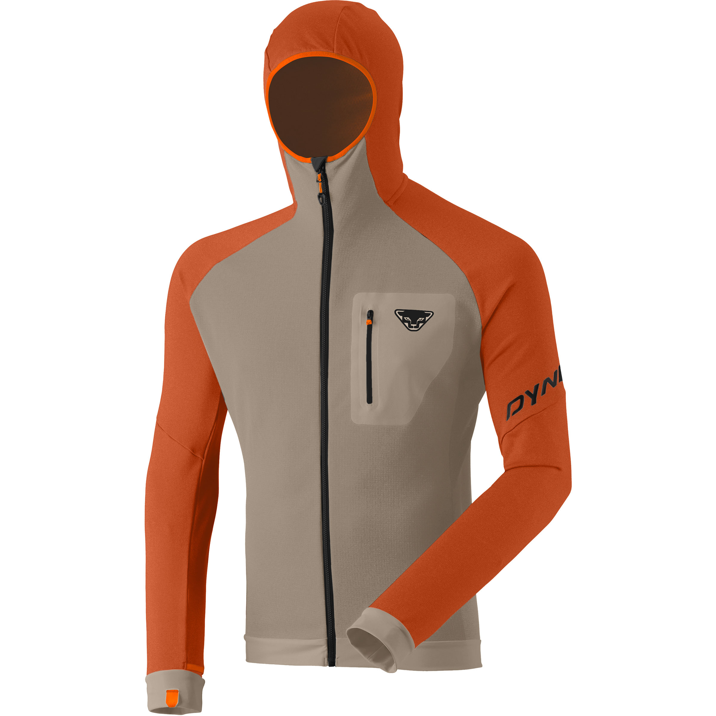 Dynafit Radical PTC Herren Fleecejacke orange Größe XXL Trekking Widerstandsfähig Wasserabweisend
