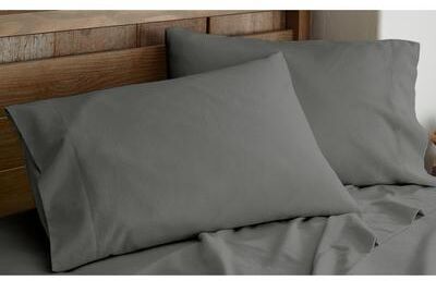 Whisper Organic Organic Cotton Flannel Pillow Cases (Set of 2)
