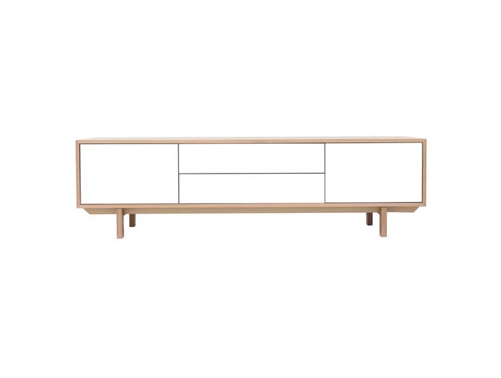 Meuble TV scandinave bois et blanc L180 cm SID