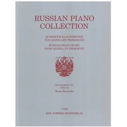 Russian Piano Collection, Fachbücher von Tschaikowsky, Skrjabin, Rachmaninow, Balakirew, Mussorgski, Heinz Rasumke, Medtner, Assafjew, Napravnik, Tscherepnin, Prokofjew, Glasunow, Barmotin, Conus, Prokotjew, Zopolsky, Glinke, Rimski-Korsakow, Arenski, Glinka, Kalinnikow, Paschulski, Gliere, Maykapar, Cui, Rebikow, Borodin, Goedicke, Tanejew, Rubinstein