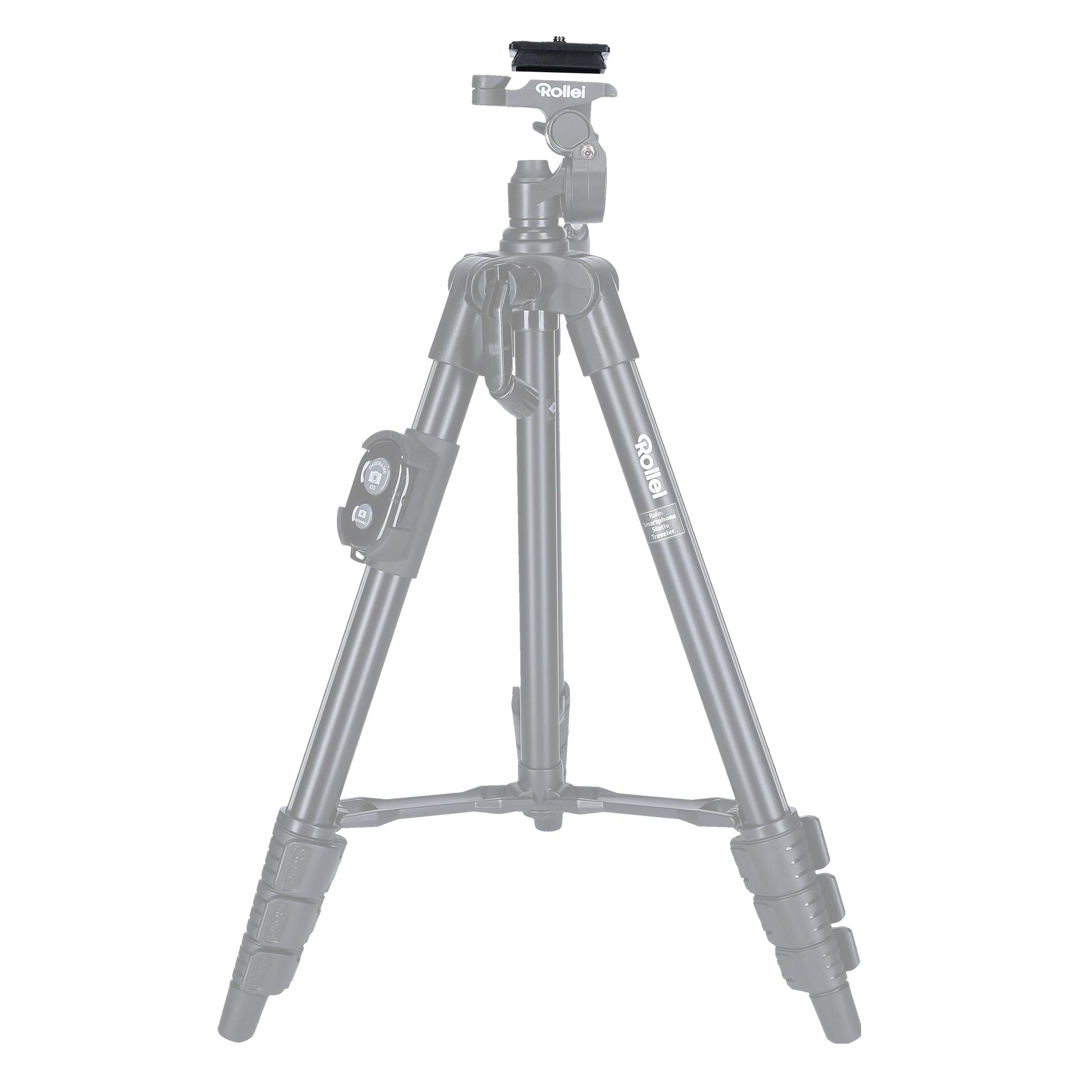 Rollei Schnellwechselplatte Smartphone Stativ Traveler + Star S1 (Stativ Schnellwechselplatte) (22798-RL)
