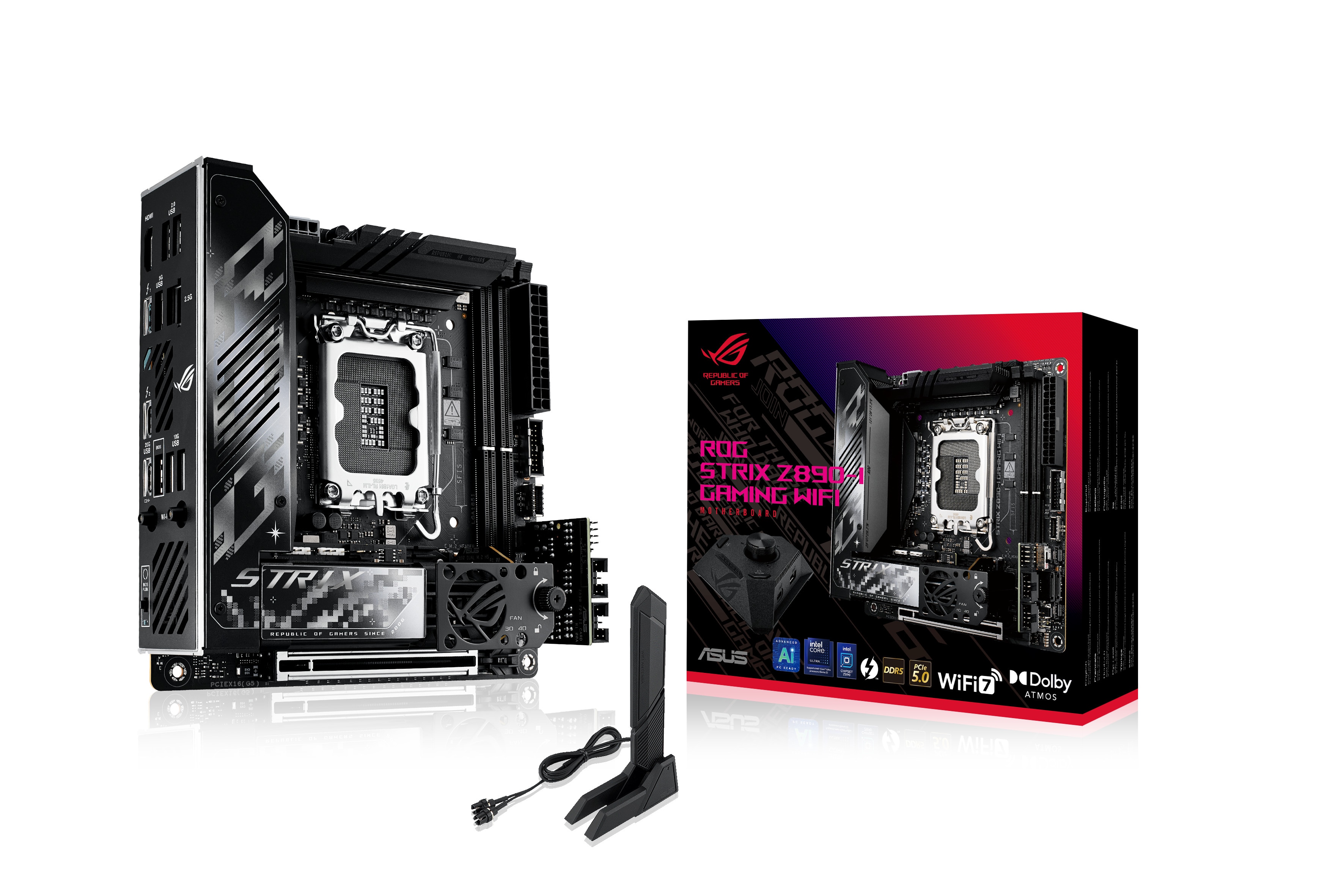 ASUS ROG STRIX Z890-I GAMING WIFI ITX Mainboard - Sockel 1851