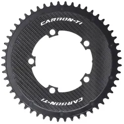 CARBON-TI Kettenblatt X-SingleCarbon Road Carbon | 5-Arm LK 110 | 56 Z