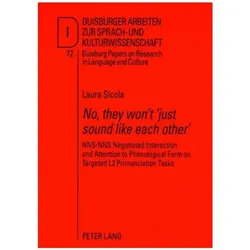 No, they won't 'just sound like each other', Fachbücher von Laura Sicola