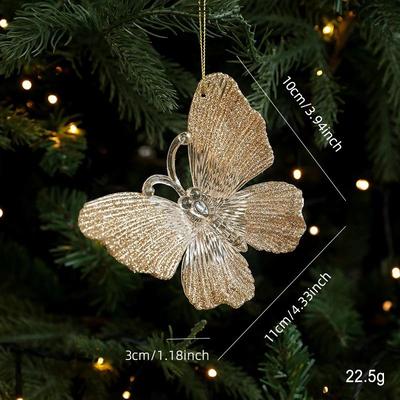 Uplift Treasures Butterfly Christmas Ball Hanging Ornament s12