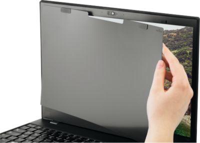Blickschutzfilter Durable MAGNETIC, für Notebooks & Touchscreens mit 15,6'' & Bildformat 16:9, inkl. Dokumententasche & Mikrofasertuch, anthrazit/grau