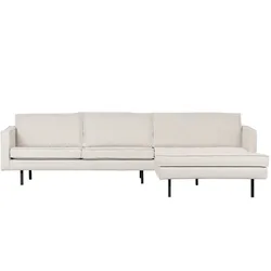 Chaiselongue Rodeo Bouclé, modern und gepolstert, rechts, naturfarben, elegantes Design