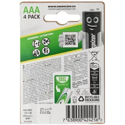 Energizer Universal-Akkus 500 mAh Aaa 4 Einheiten