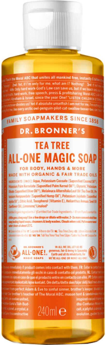 DR. BRONNERS Tea Tree Pure Castile Soap