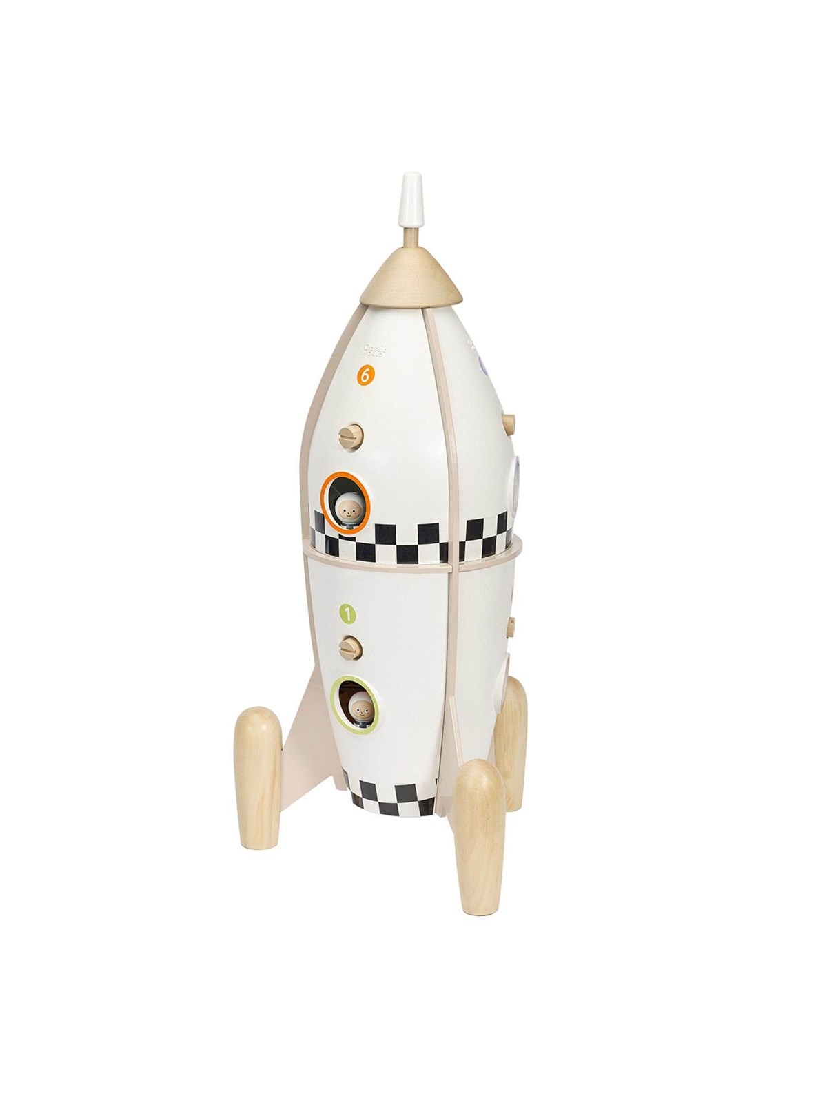 Classic World Wooden Construction Rocket 51 pcs.
