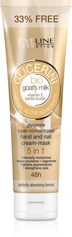 Eveline Cosmetics Glycerine crème mains et ongles au lait de chèvre 100 ml