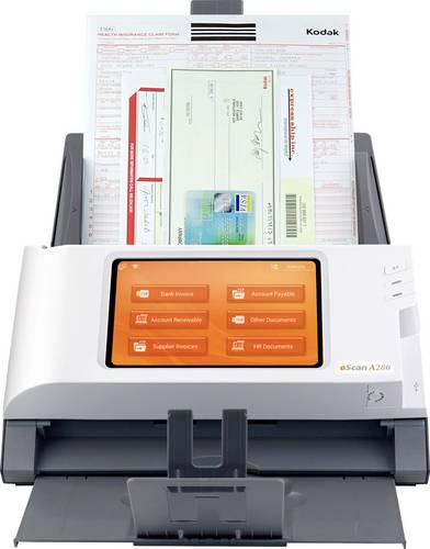 Plustek eScan A280 Enterprise Duplex-Dokumentenscanner 216 x 1676 mm 600 x 600 dpi 20 Seiten/min RJ45, USB-A (USB 2.0), WLAN