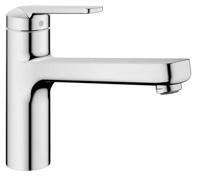 Hebelmischer Chrom | Topbedienung & 150° Schwenkauslauf | Wasseraustritt 123 / 185 mm, Ausführung:Wasseraustritt Höhe 123 mm