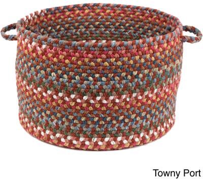 Charisma Multicolored Woven Basket by Rhody Rug