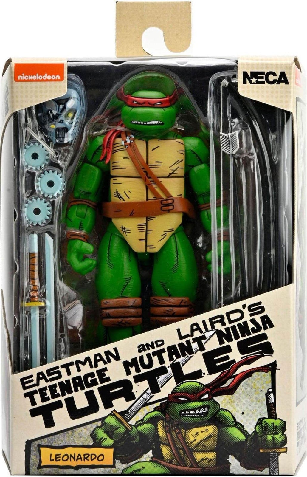 NECA Teenage Mutant Ninja Turtles actiefiguur Mutant Ninja Leonardo, 18 cm, met accessoires