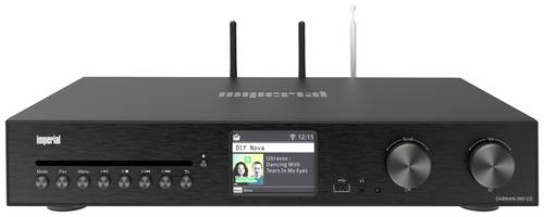 Imperial DABMAN i560 CD Stereo Receiver 2x30 W Schwarz CD-Player, DAB+, Bluetooth, USB, WLAN