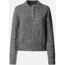 Strickpullover ALISON POLO Grau M