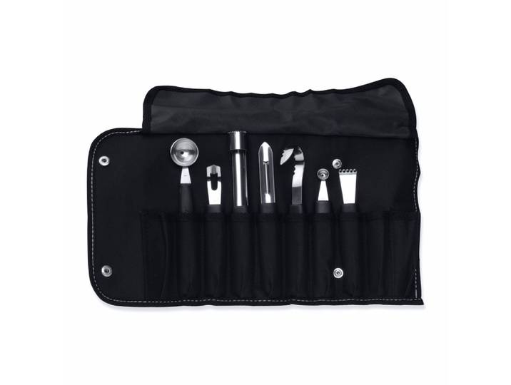 Pochette traiteur 8 pièces en acier