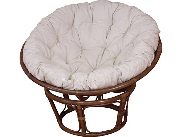 moebel direkt online Papasansessel, Durchmesser 80 cm Sessel mit Kissen