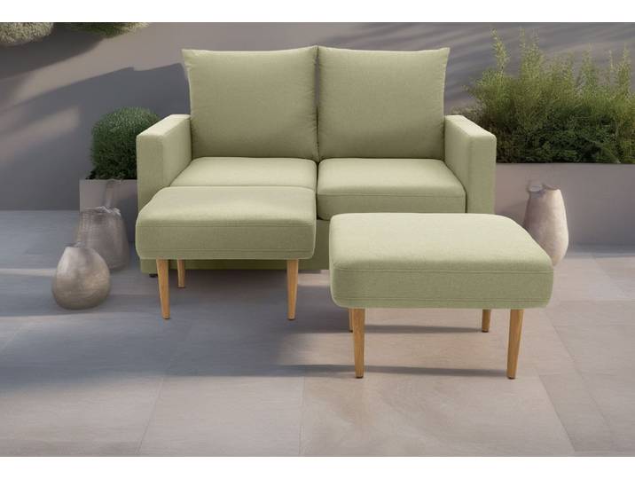 DOMO collection Slunce, Outdoor-Raumwunder 2-Sitzer inkl. 2 Hocker, Outdoor geeignet