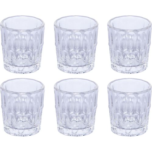 Guzzini VANITY Set von 6 Shotglässern clear