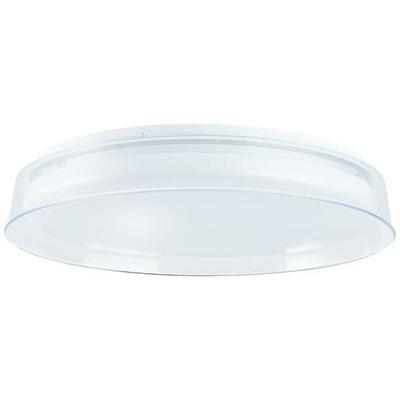 BRILLIANT LED Deckenleuchte "Leanna", weiß (transparent, weiß), 1, Ø 41cm H: 8cm, 1 Stk., Leuchten, Tuya-App,inkl. Fernbedienung,Ø41 cm,Kunststoff/Metall,transparent/weiß, LED Deckenleuchte