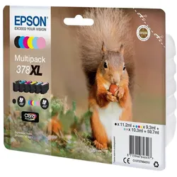 Epson, Druckerpatrone, MULTIPACK 6-COLOURS 378XL (BK, C, LC, LM, Y)
