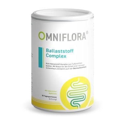 Omniflora Ballaststoff Complex+Niacin glut.fr.Plv. 360 g Pulver