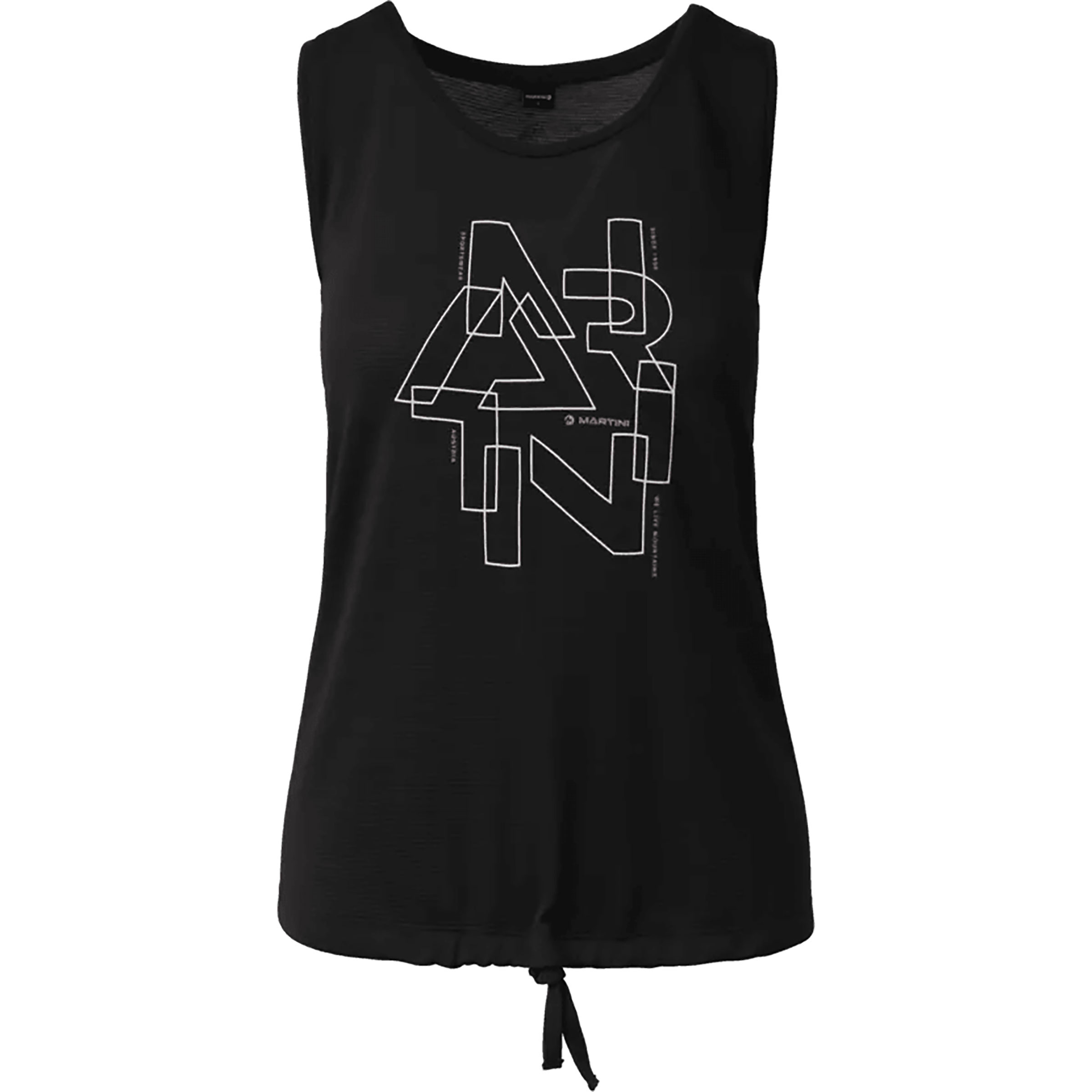 Martini Sportswear Alpmate Flow Top Damen Tanktops schwarz Größe L Trekking Hautfreundlich Lyocell (Tencel)