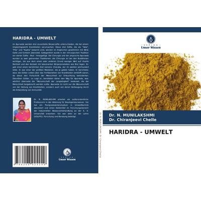 Haridra - Umwelt, Taschenbuch von N. Munilakshmi,Chiranjeevi Chelle, Verlag Unser Wissen, 978-620-8-92424-9