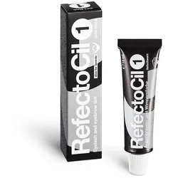 RefectoCil Augenbrauenfarbe und Wimpernfarbe 15 ml Tiefschwarz 1