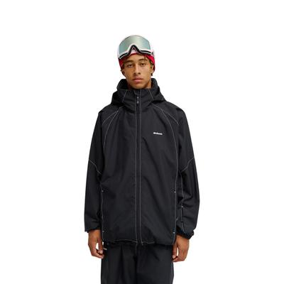 Snowboardjacke DC SHOES "Trackstar 10K", Herren, Gr. XL, schwarz, Obermaterial: 100% Polyester., Jacken Snowboardjacke
