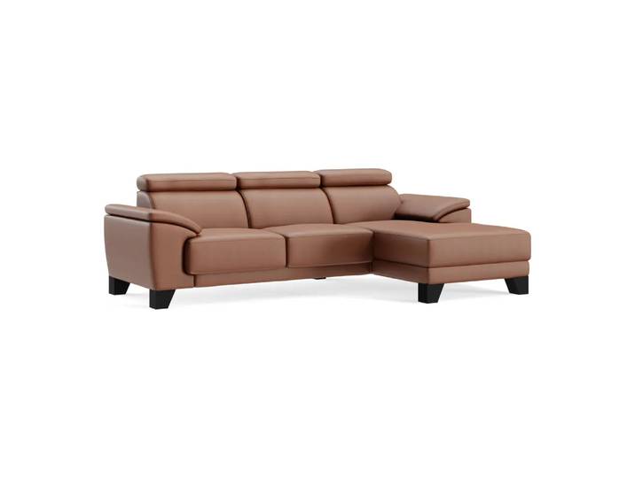 Ecksofa Lynn 2.0, Johann Jakob, kat. j, mercury brandy, Leder