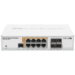 MikroTik Crs112-8p-4s-In (12 Ports), Netzwerk Switch, Weiss