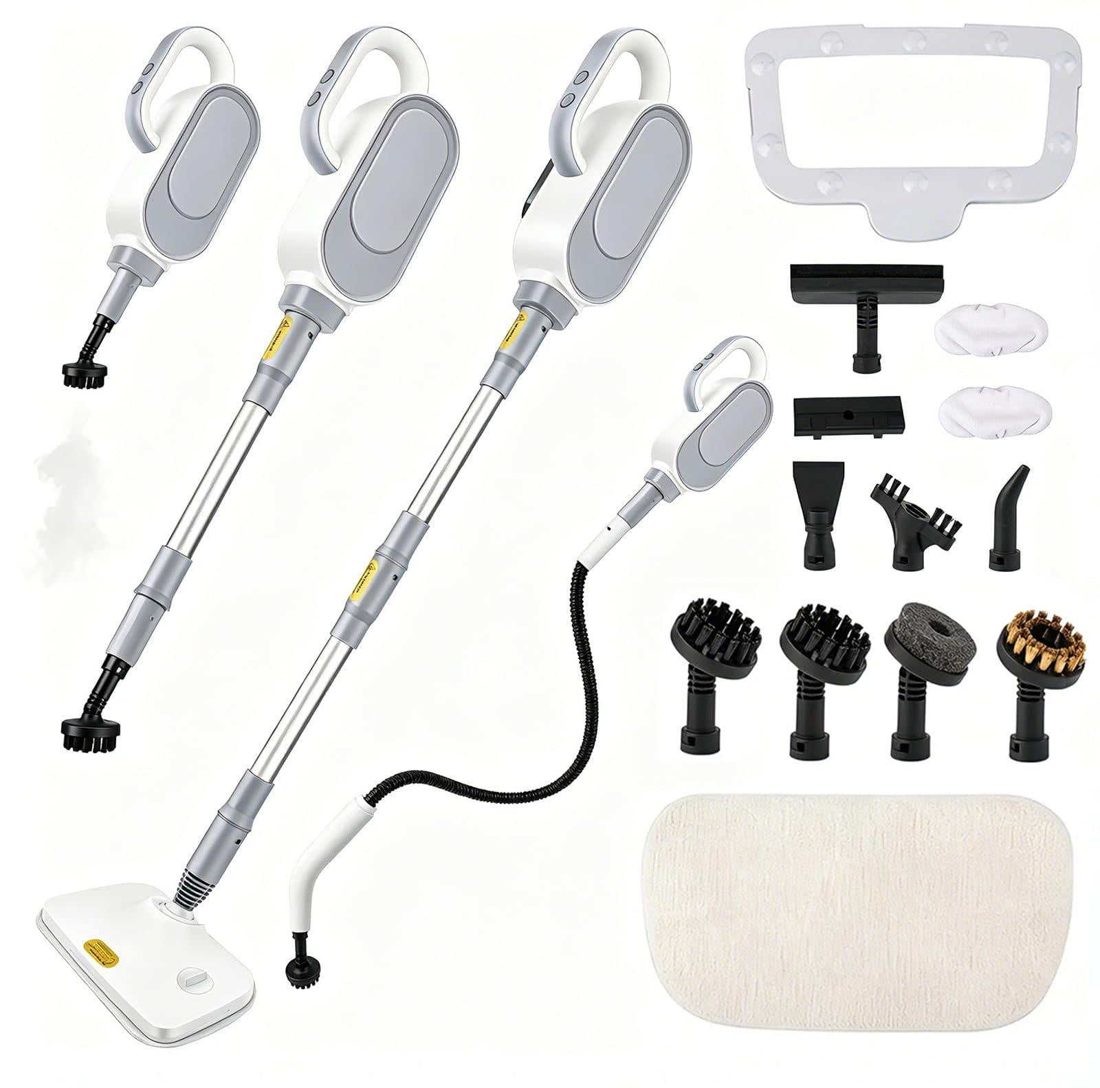 Dripio Stoomreiniger 1500 Watt met 14-delige accessoires en 500 ml inhoud