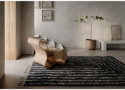 Momeni Neo Morrocan Hand Woven Wool Geometric Shag Rug