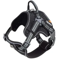 Arka DOG HARNESS GREY X8810740 (XL, Hund, Allgemein, Hundesport, Spazieren), Halsband + Leine