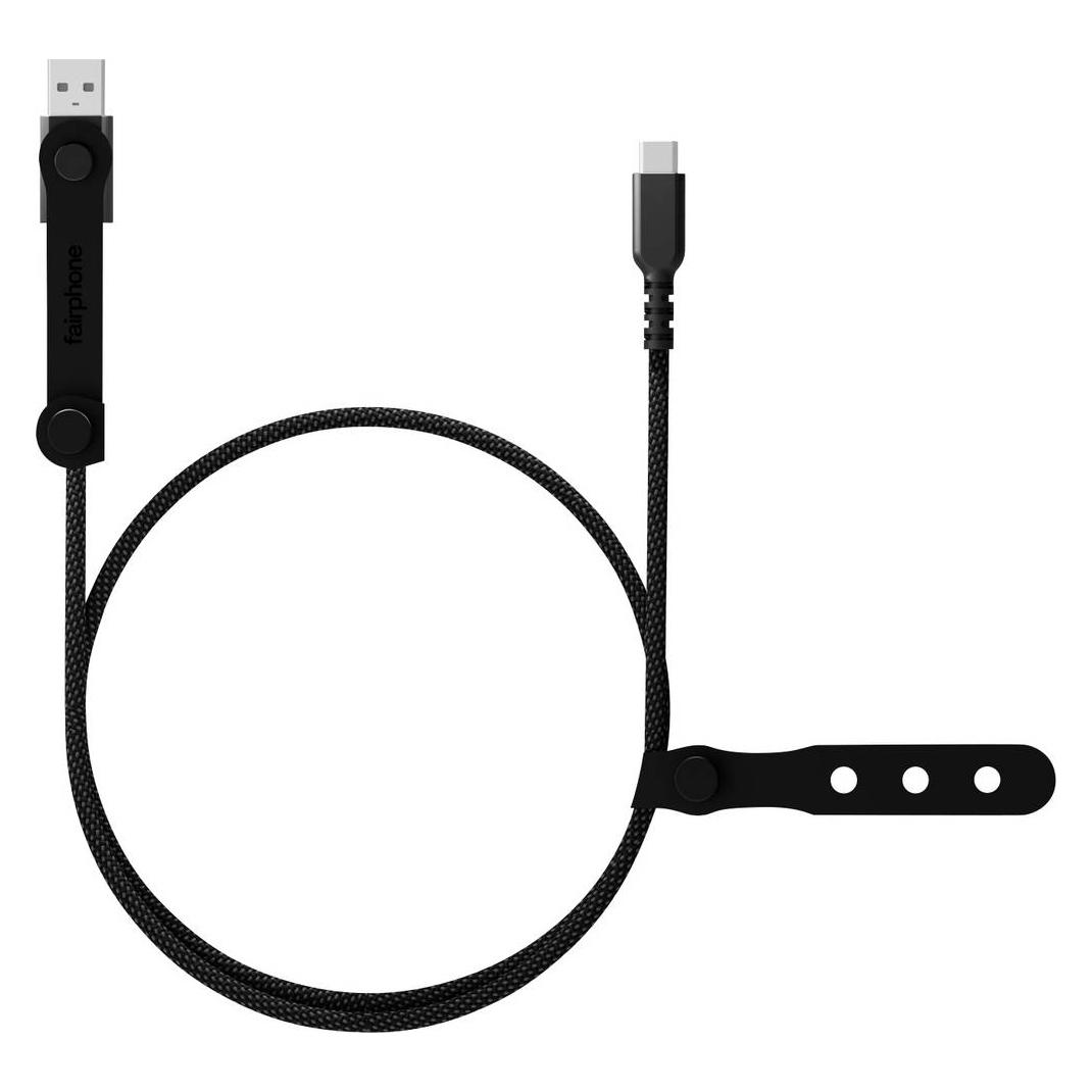 Fairphone USB C - USB C (2.50 m, USB 2.0, 240 W) (USB-C Long Life Charging Cable 2.5m)
