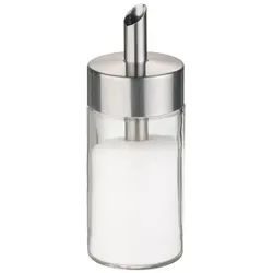 Tescoma Zuckerdosierer Zuckerstreuer Streuer für Zucker aus Glas Edelstahl 225ml
