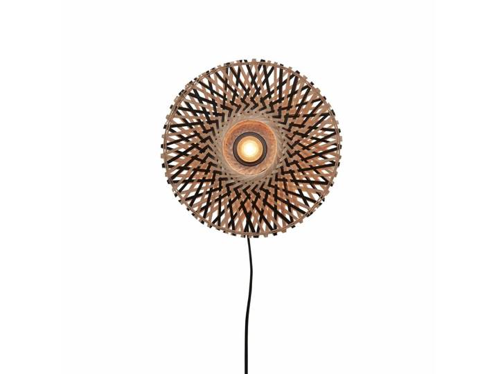 Applique bambou naturel/noir, h. 30cm