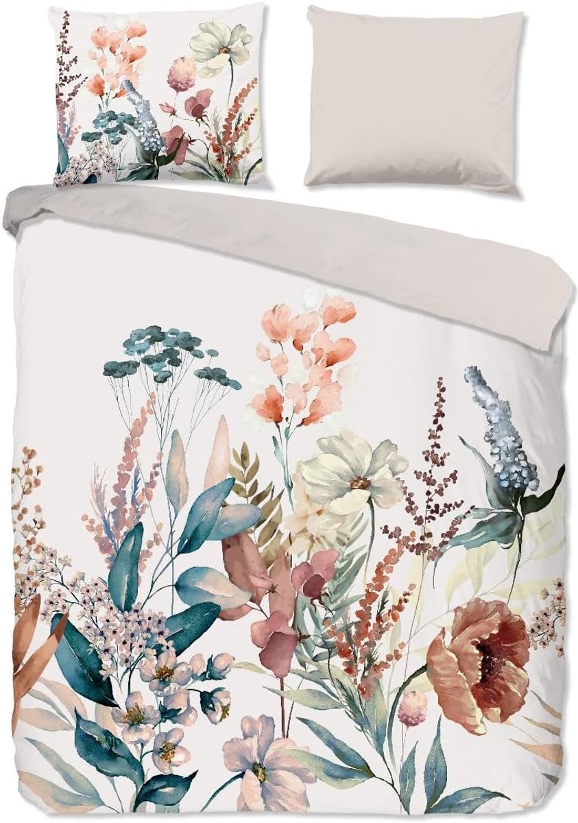 Dekbedovertrek Flanel Aime Multi B/D/H: 200 x 220 cm