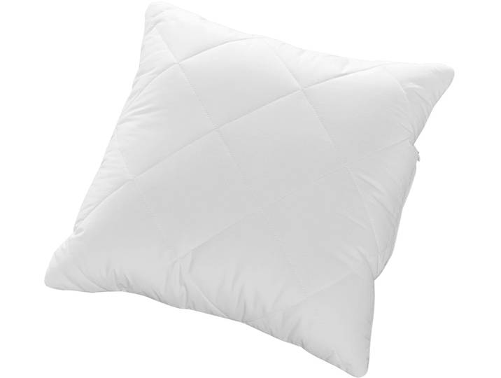 Microfaserkissen CENTA-STAR Famous , weiß, B:40cm L:40cm, Bezug: 100% Baumwolle. Füllung: 100% Polyester, Kopfkissen, Microfaserkissen