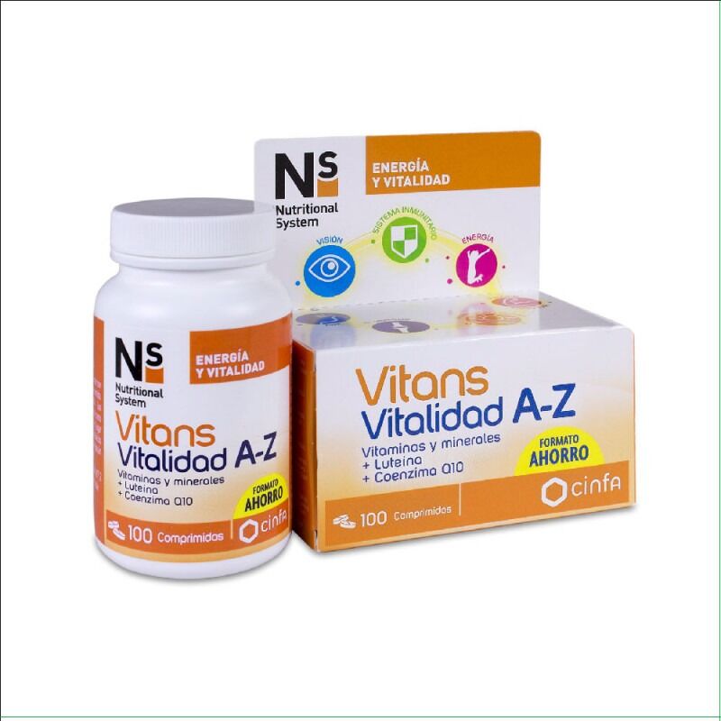 Ns Nutritional System Ns Vitans Vitality AZ 100 Capsules