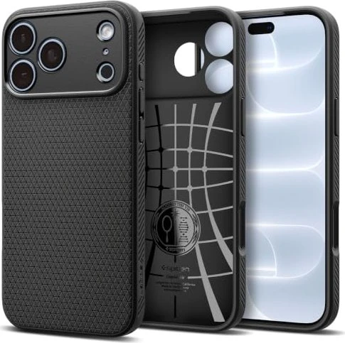 Spigen Liquid Air Matte Black iPhone 17 Pro