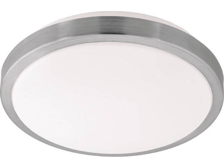 EGLO Competa 1 - Wand/Plafondlamp - 1 Lichts - Ø325mm. - Wit\, Nikkel-Mat