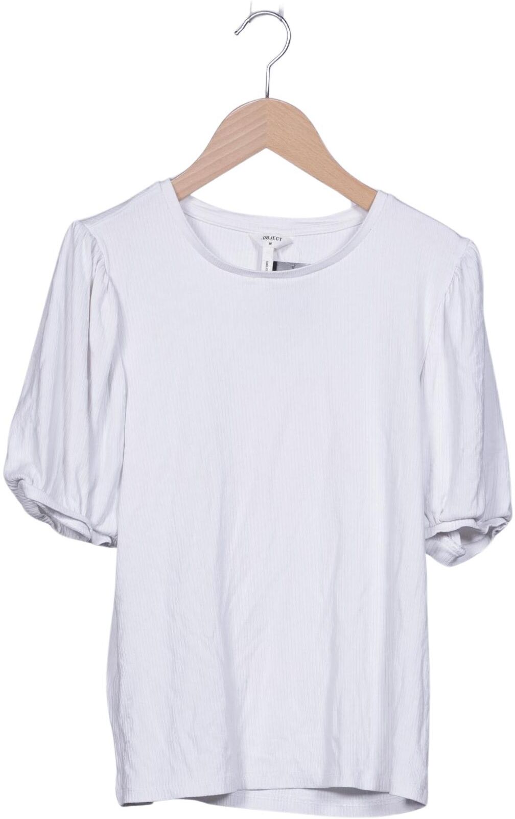 Object Damen T-Shirt, Weiß, Gr. M, Lyocell / Viskose / Elasthan - Second Hand